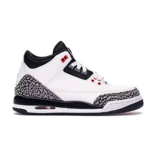 NIKE Air Jordan 3 Retro 'Infrared 23' Sneakers GS Size 7Y